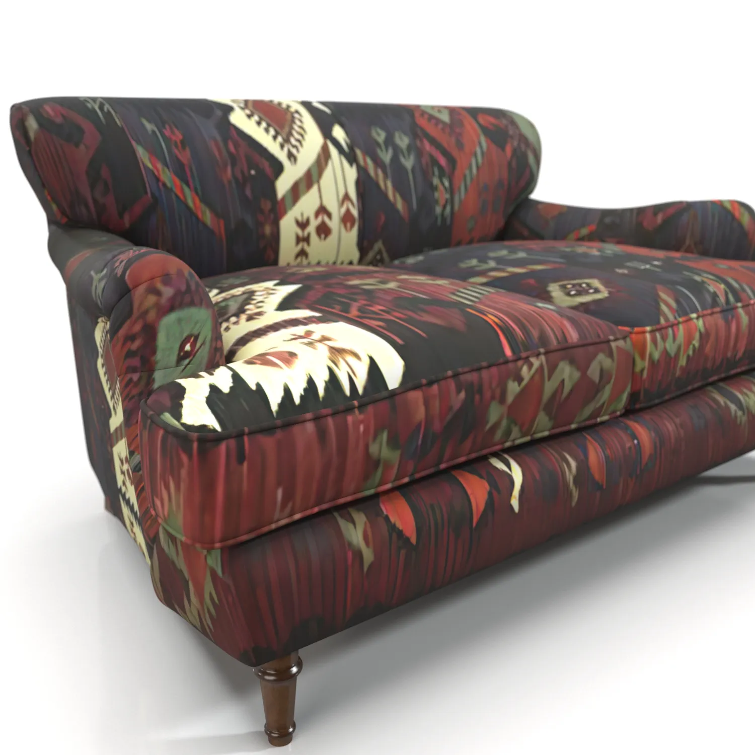 English Arm Signature Two Seater Sofa PBR 3D Model_05